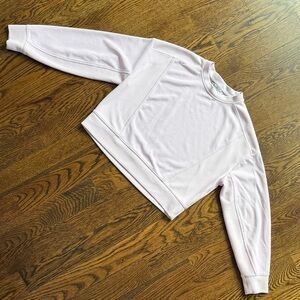 Athleta Pale Pink Sweatshirt Top